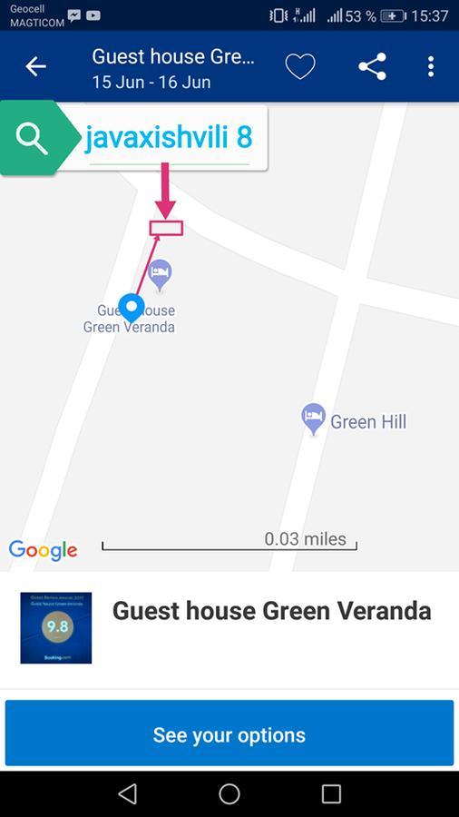 Guest House Green Veranda Mtsʼkhetʼa 外观 照片
